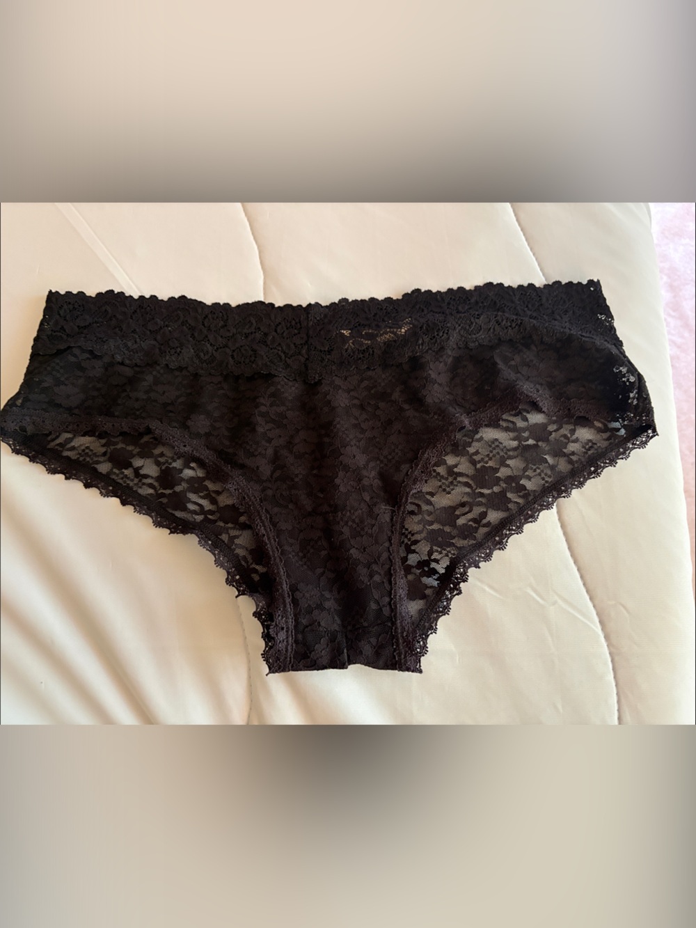 Black Lace Women's Hipster Panty